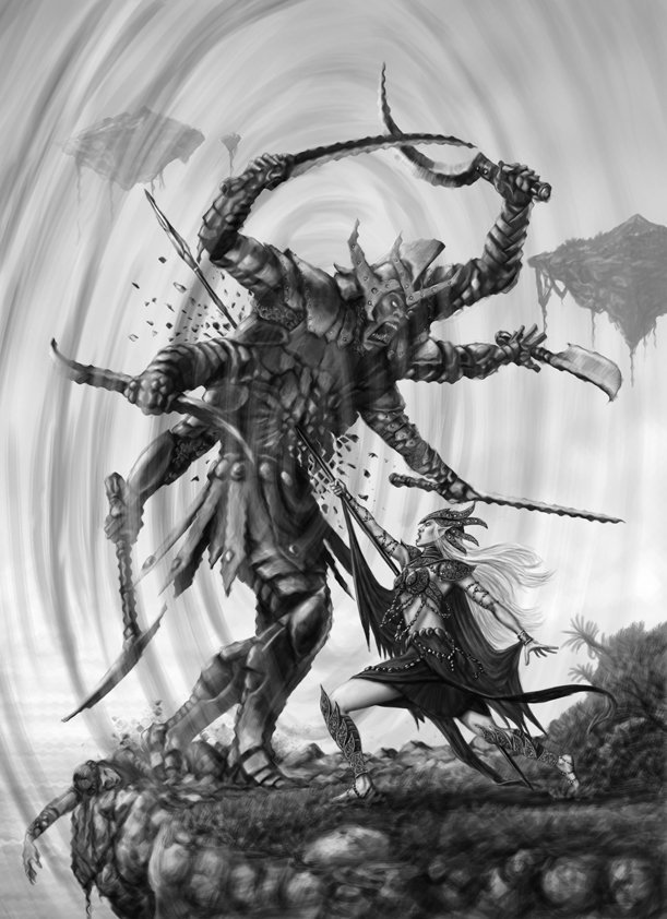 Shenretsha Slaying Avatar Of Valokh