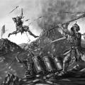 Halodyne Ogres Fighting Mortan Legionnaires